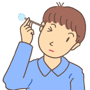 耳掃除をする人